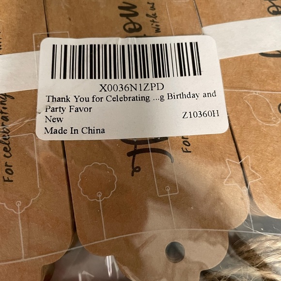 💛Craft “Thank You for Celebrating with Us❤️” Wedding & Paper Gift Tags W/Twine - Picture 5 of 10